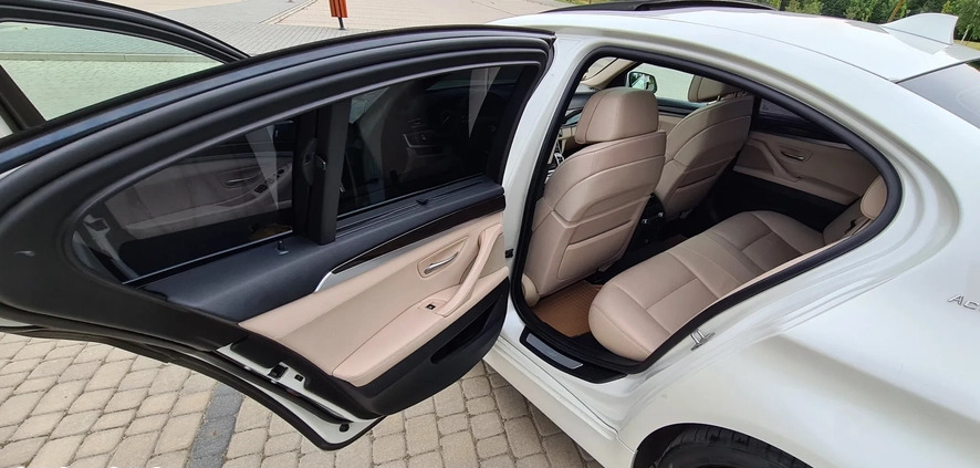 BMW Seria 5 cena 74900 przebieg: 192000, rok produkcji 2012 z Gołdap małe 781